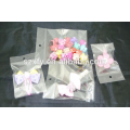 Clear plastic packing bag for hair decoration